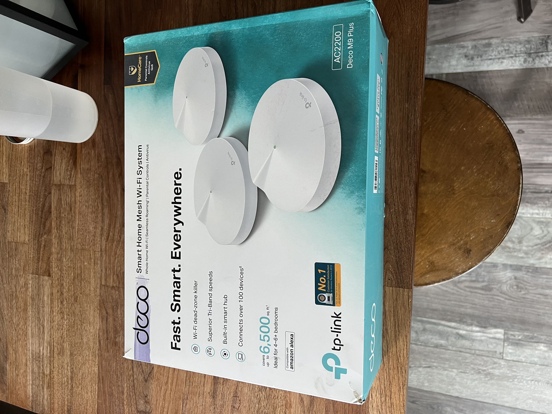 Deco M9 Plus (AC2200) Mesh Wifi Router System Perfect Condition 
