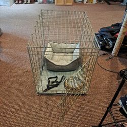 Large Steel Dog Cage 36"x24"x27"