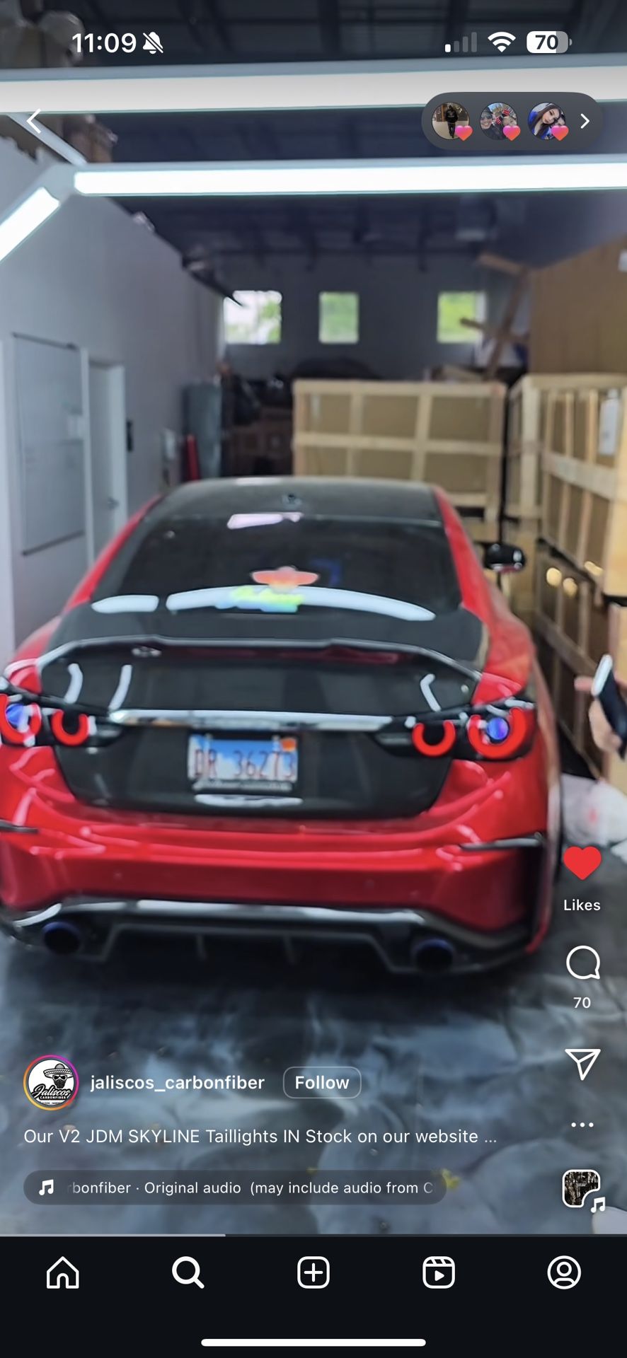 2018+ Q50 Skyline RGB smoked taillights