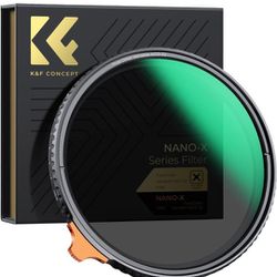 K&F Concept True Color Variable ND lens filter of 3,031 in ND2-32 (1-5 stops), adjustable neutral density filter with 28 coatings 