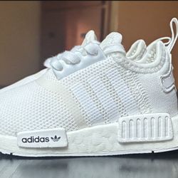 Toddler’ Adidas NMD_R1 Shoes in White