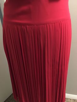 Sexy red hot fringe skirt with cami included
