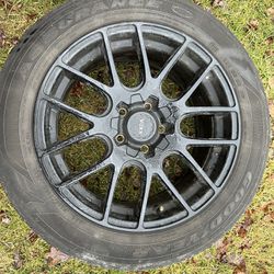 17” black Voxx wheels