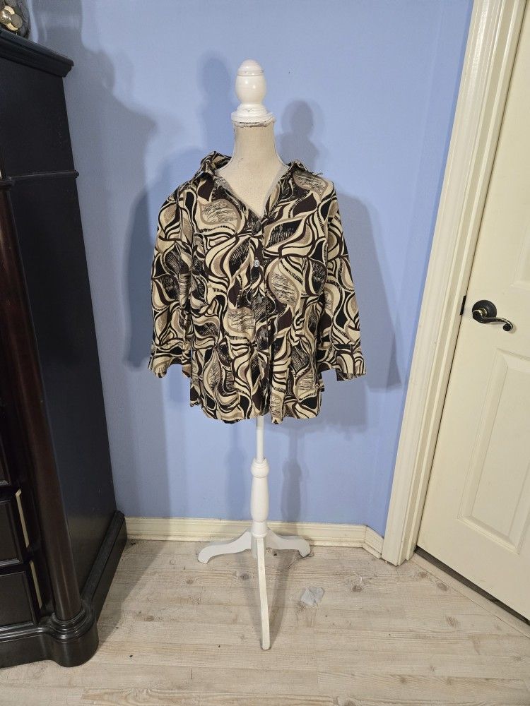 East 5th Size 1x Womens Blouse