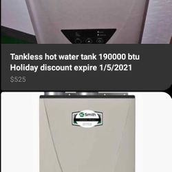 🔥🔥🔥 HOT WATER TANK(TANKLESS) BRAND NEW IN BOX