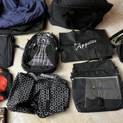 GYM BAGS/ DUFFEL BAGS/ LAPTOP BAGS/ BACKPACKS / FROM $5 TO $30