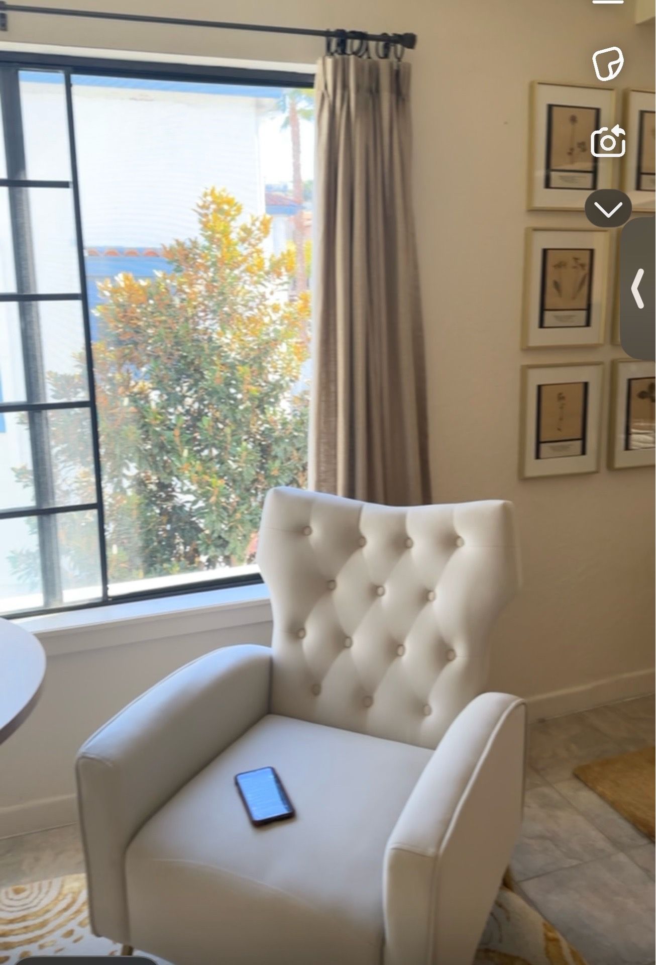 White chair