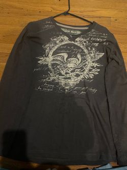 brown king sleeve shirt