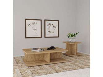 Cortona Mango 2-piece Coffee and End Table Set
