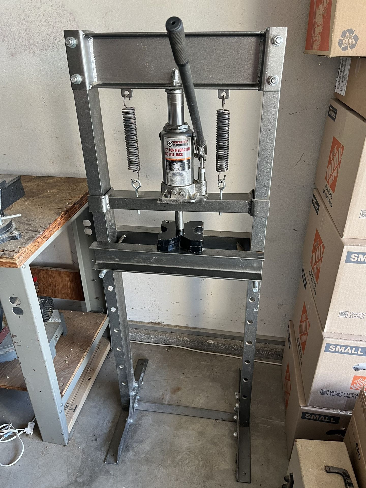 Harbor Freight 12-ton Press