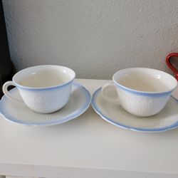 Anchor Hocking Fire-King "Alice" Pattern Cup And Saucer 