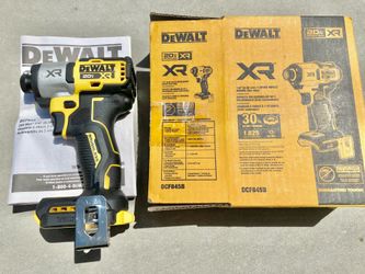 DEWALT 20V XR 1/4” 3-speed Brushless Impact Driver DCF845 (tool only)