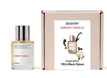 Dossier Ambery Vanilla Perfume inspired by YSL’s Black Opium