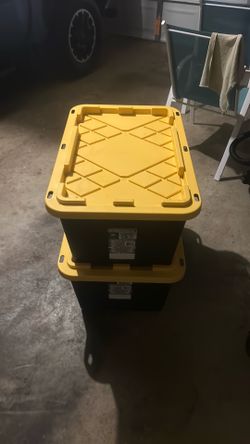 Caja de almacenamiento de 27 galones 2 $15 15/ 27-gallon storage box
