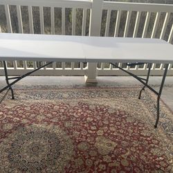 Portable Dining Table Indoor Outdoor Adjustable