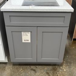 30 Inch All Wood Bathroom Vanity