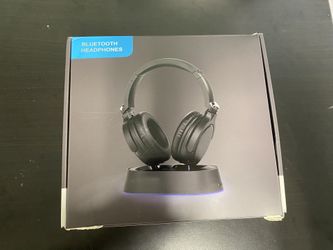 Wireless Tv Headphones With Transmitter Charging Base 