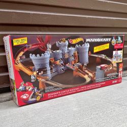 Hot Wheels Mario Kart Bowser's Castle Track Set