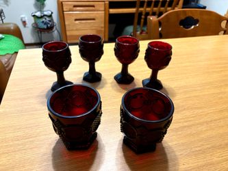 Ruby Red goblets