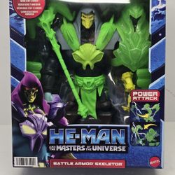 Masters Of The Universe Deluxe Netflix Skeletor Large 8.5" Action Figure MOTU Battle Armor Mattel