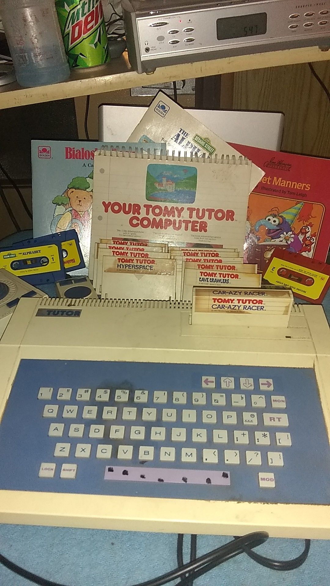 Ultra Rare Tomy Tutor computer