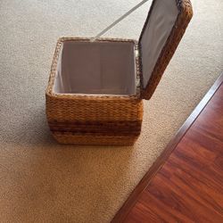 Wicker Toy Chest 