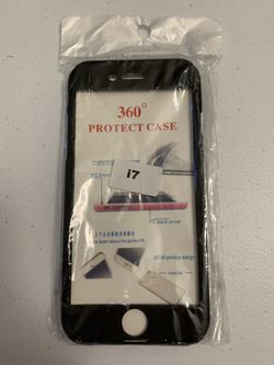iPhone 7 protected case with tempered glass