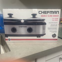 New Double Slow Cooker 