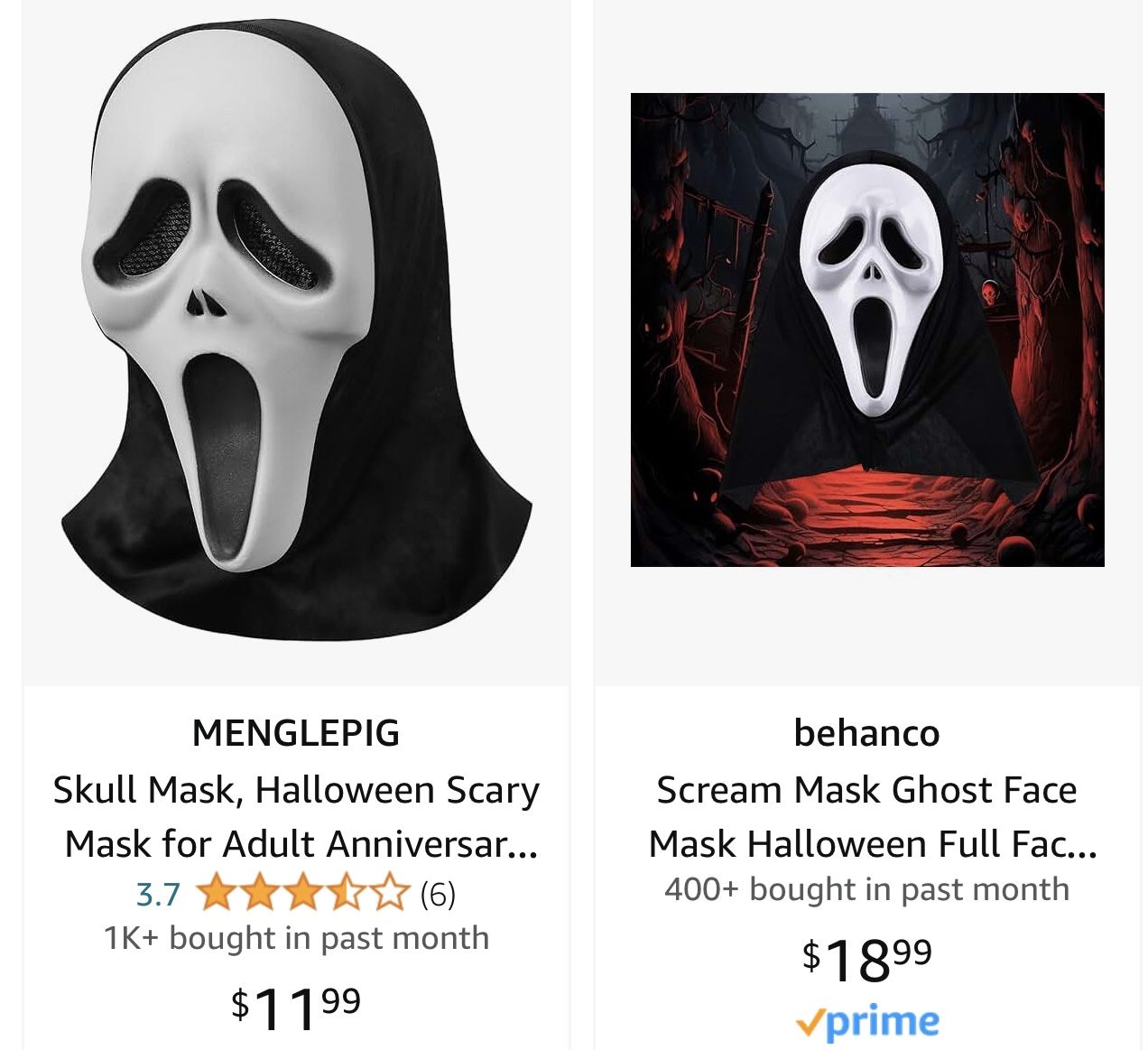 “Scream” Mask, New