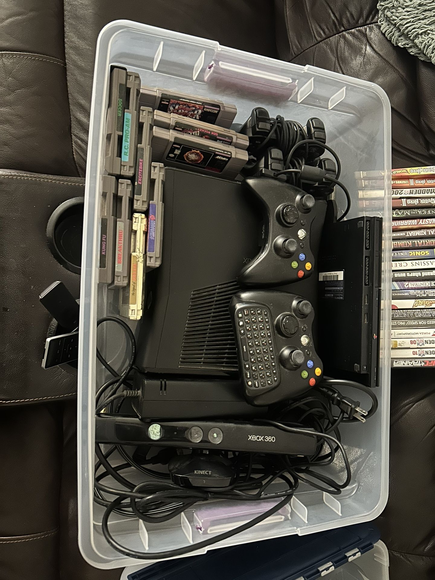 Xbox 360 And PS2 With Games