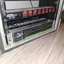 equalizer ultragraphic pro and eliminator E107 8 channel switch 