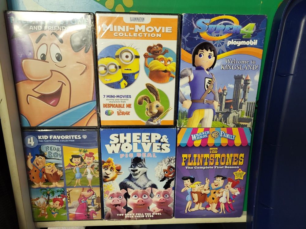 Children's DVDs All New In Plastic 