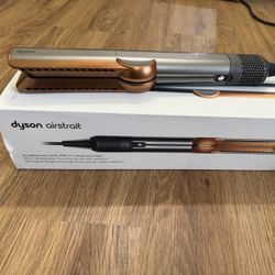 Dyson Airstrait dryer and straightener (Amber silk)