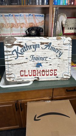 Vintage Hand Painted Sign