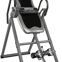 Inversion Table with Adjustable Headrest, Reversible Ankle Holders