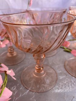 VINTAGE IRIDESCENT DIMPLED CHAMPANGE COUPE – Rose and Grace Market