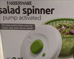 Farberware salad spinner pump activated
