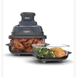 Ninja Crispi® 4-in-1 Portable Glass Air Fryer Cooking System,