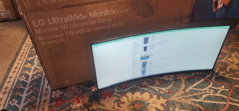 LG ULTRAWIDE MONITOR 34"