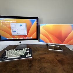 2017 iMac 1TB SSD With Extra monitor, Keyboard,  And Desk 