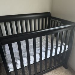 DaVinci Kalani 4-in-1 Convertible Mini Crib - Black