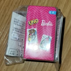Barbie mini UNO card NEW from Japan gashapon for collection, play cards game family friends teens kids adult 