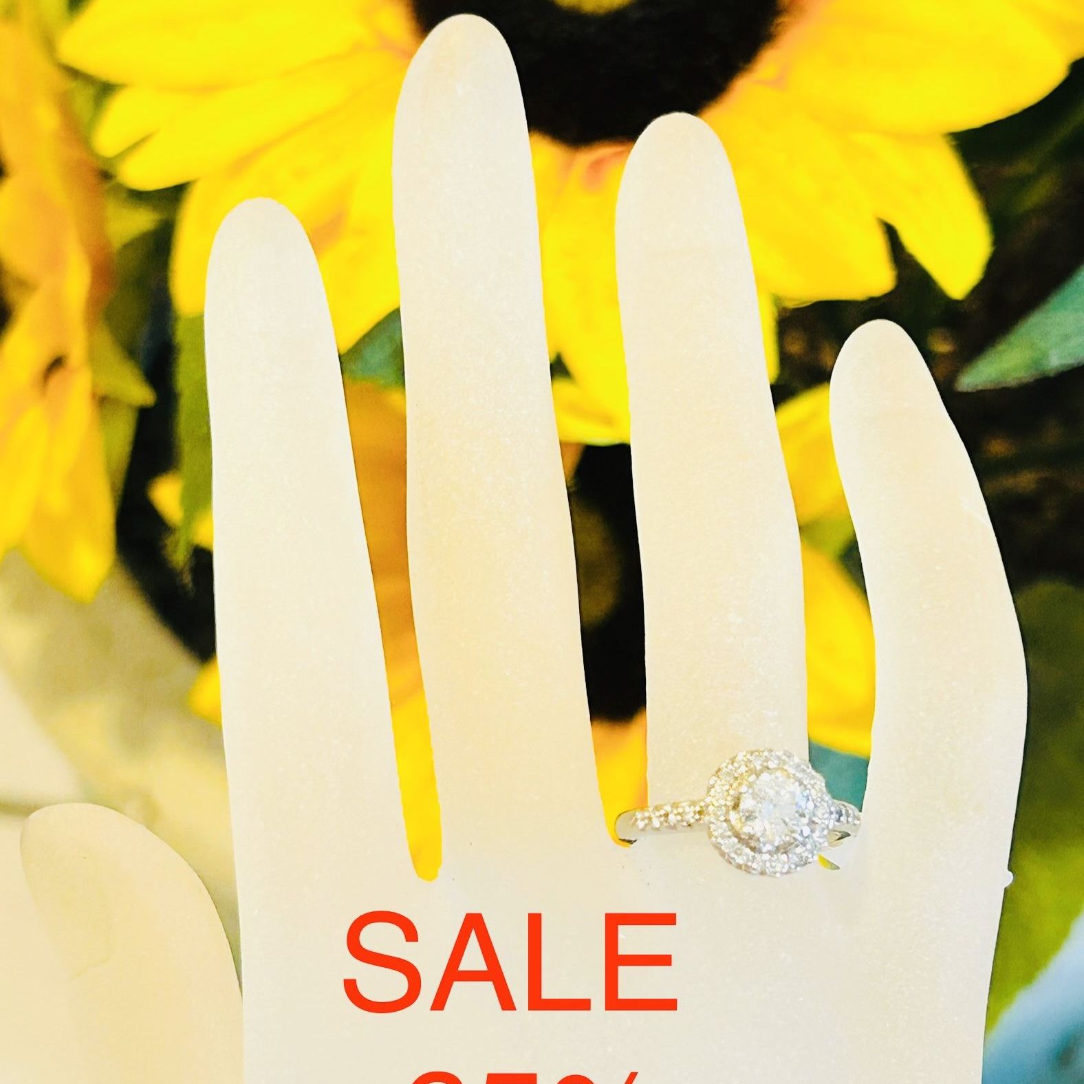 Engagement Ring Diamond Ring NATURAL DIAMONDS π LIQUIDATION SALE -65% APPRAISED BY GEMOLOGICAL INSTITUTE NEW YORK SEE APPRAISAL