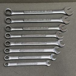 Craftsman Quick Speed Combination Wrench Set 7 Piece 12 Point SAE -VA- USA