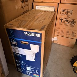 Tall Height Toilet w/ Soft Close Seat – Luxury Toilet – 2 Available