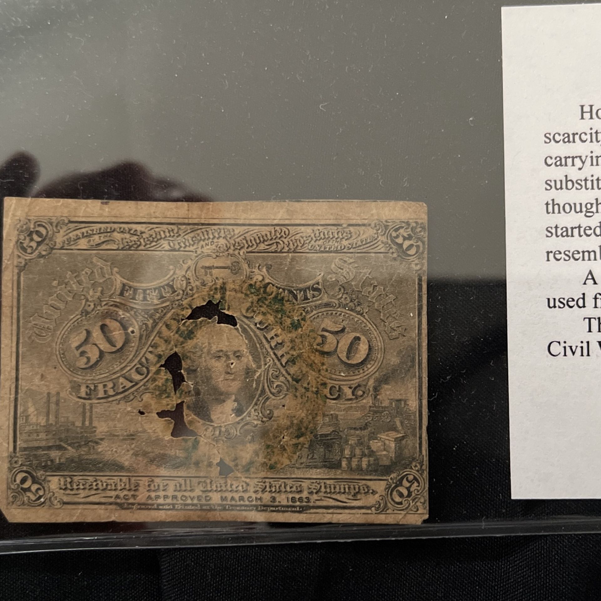 Civil War Paper Money (Genuine And Legal Tender)