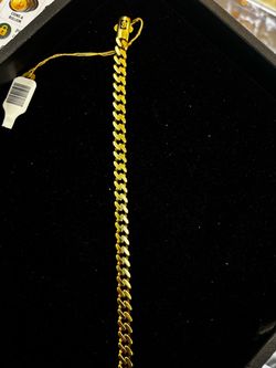 18K Cuban Bracelet