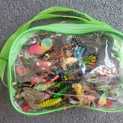 Toys insects and butterflies
