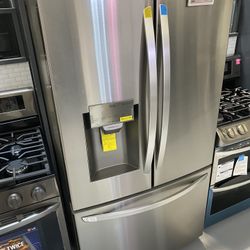 Stainless Steel 28 Cu. Ft. Smart WiFi Enabled French Door Refrigerator 