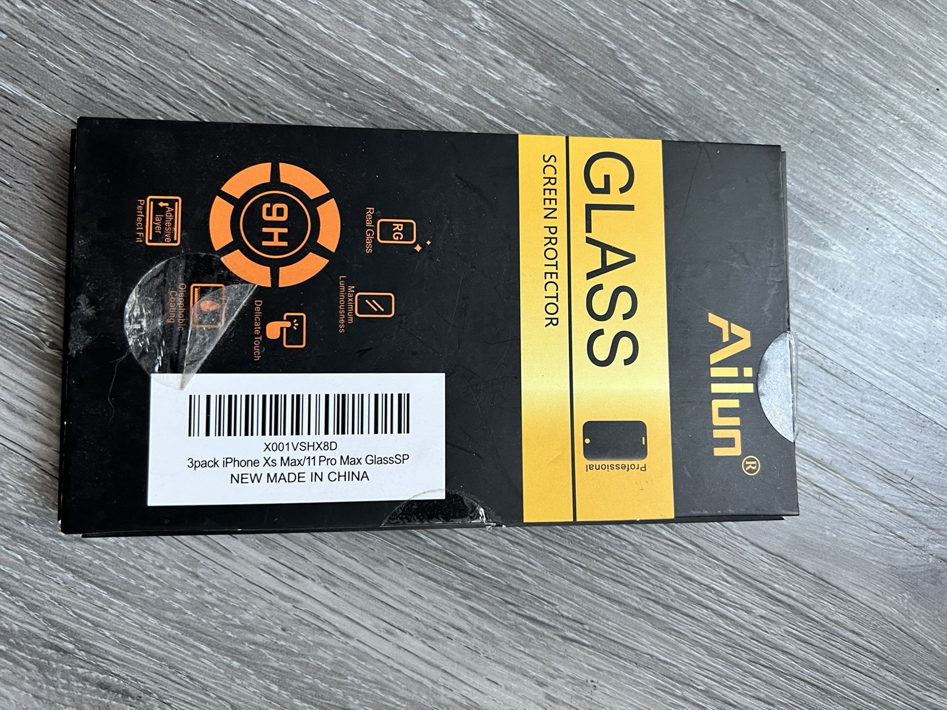 2 Glass Screen Protectors, iPhone 11pro/ Xs mMax